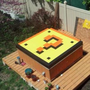 video game hot tub cover