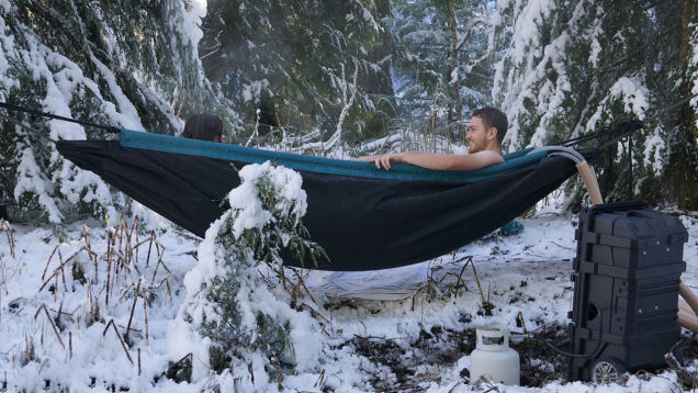 Hot Tub Hammock Will Make You The Coolest Camper Around